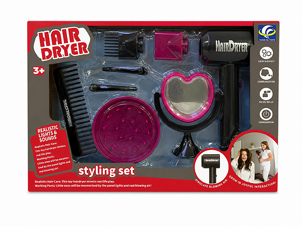 KIT DE CABELO À PILHA