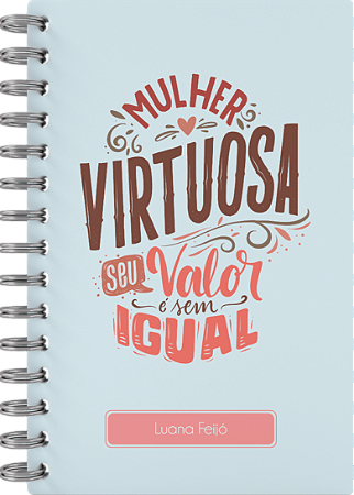 Caderno - Mulher Virtuosa