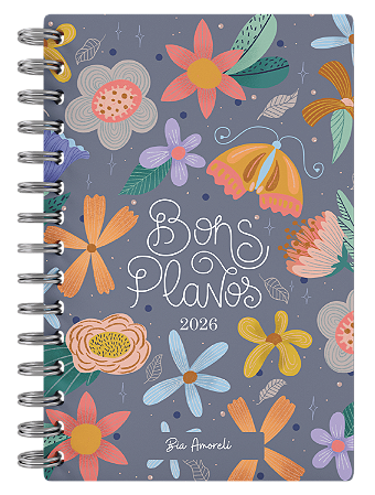 Planner - Borboleta Cinza
