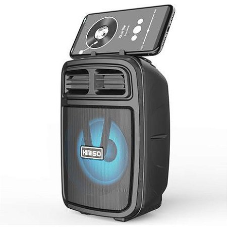 Caixa de som Bluetooth preta