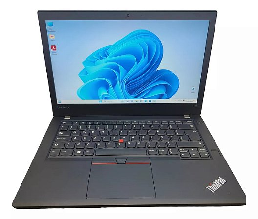 NOTEBOOK LENOVO THIKPAD T470 CORE I7 7TH GERAÇÃO, 8GB, SSD 240GB E WINDOWS 10 PRO