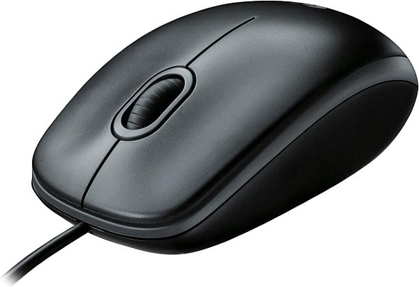 Mouse Logitech M90 Óptico USB Preto