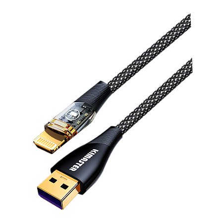 CABO 2M COM ILUMINACAO LED USB/LIGHTNING 20W TECIDO REFORCADO CB832