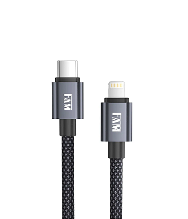 CABO DE DADOS USB-C/LIGHTNING 3A - 1.2M