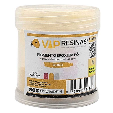 Pigmento Epóxi em Pó 50g – Cores Peroladas Vip Resinas)