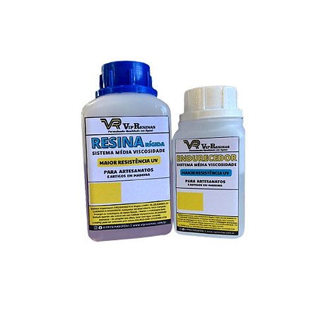 Resina Epóxi com Proteção UV VR150 0,750kg – Baixa Espessura / MÉDIA viscosidade (VipResinas)