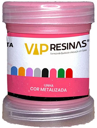 Pigmento Epóxi P/Resina Pasta 25g Cor Metalizada Vip resinas