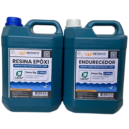 RESINA PARA BANHO DE PRANCHAS DE SURF - 7,25kg