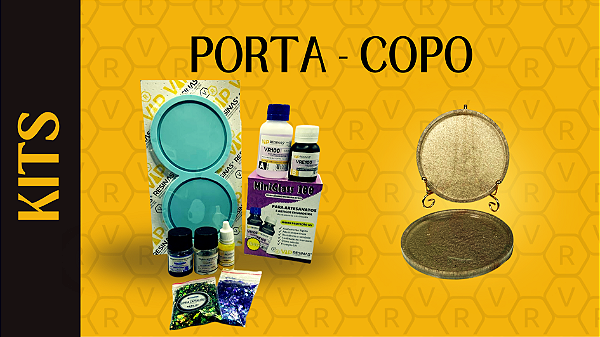 Aula – Porta Copos Resinados