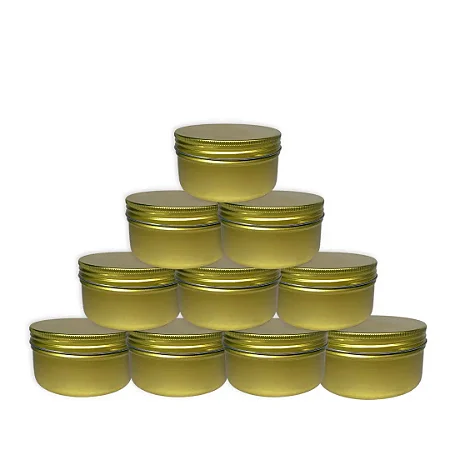 Kit 10 Latas De Alumínio para Velas Artesanais 240ml
