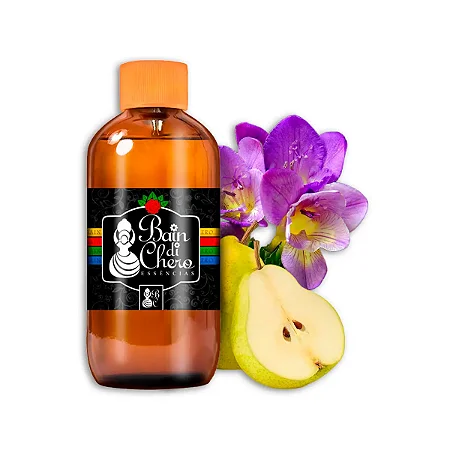 Essência Premium Concentrada Lipossolúvel de Fresia e Pera 60gr/100gr