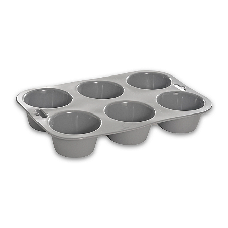 Molde de Silicone Redondo 6 Cavidades 70 Gramas