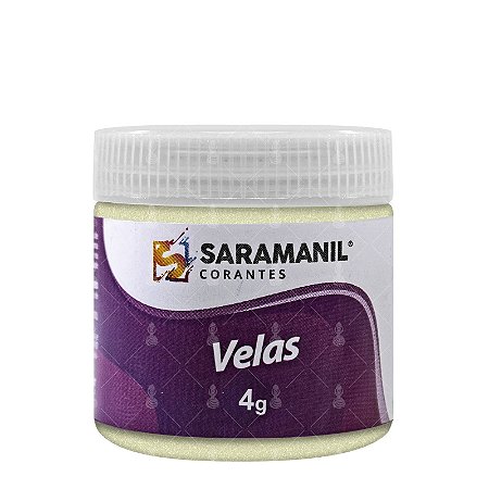 Corante Cintilante em Pó Para Velas Saramanil 4gr