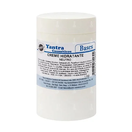 Base Creme Hidratante Neutro Yantra 1.1 1kg - Rende 1 kg