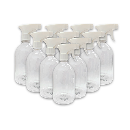 Kit 10 Frascos Borrifador Para Home Spray e Água de Lençol 500ml