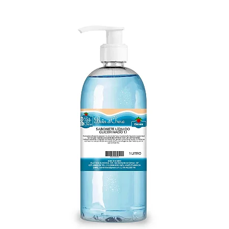 Base Sabonete Líquido Neutro Transparente Bain Di Chero 1.1 1 Litro