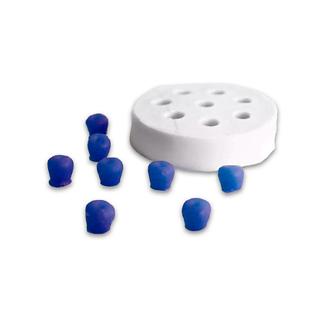 Molde de Silicone Pequenos Mirtilos para Sabonetes, Velas e Resina Artesanal