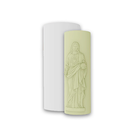 Molde de Silicone Mini Vela de Sete Dias Jesus Cristo