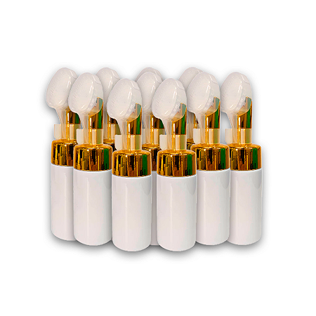 Kit 10 Frascos Espumantes em Pump com Escova