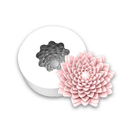 Molde de Silicone Flor de Lotus