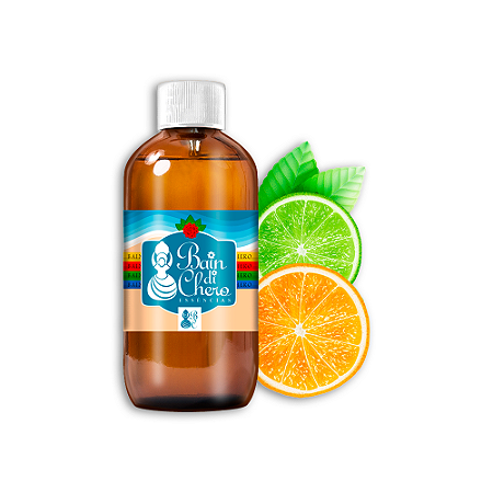 Essência Aromática Concentrada Lipossolúvel (Óleo) de Laranja com Limão