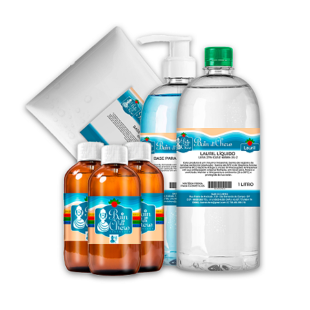 Kit Iniciante para Produção de Mousse de Barbear Dia dos Pais