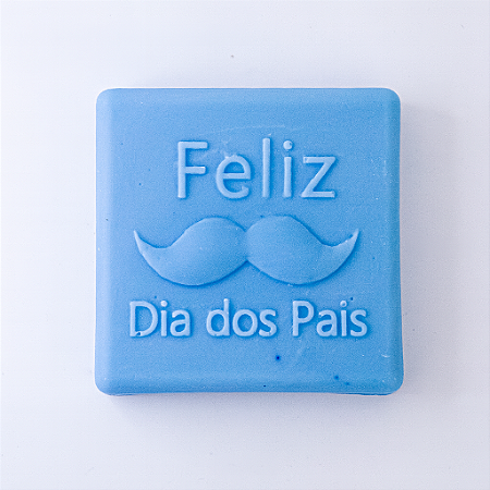 Molde de Silicone Barra Feliz dia dos Pais Bigode