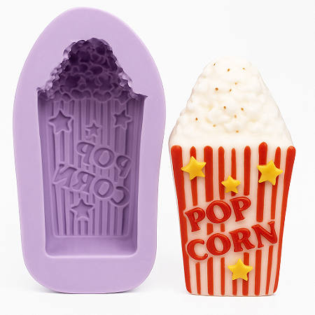 Molde de Silicone Molde Pop Corn Pipoca de cinema