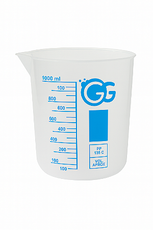 Becker Medidor em Polipropileno 250ml e 1000ml