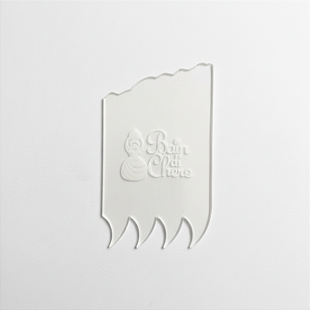 Régua Acrilica Para Saboaria - Ondas 6cm e 8cm