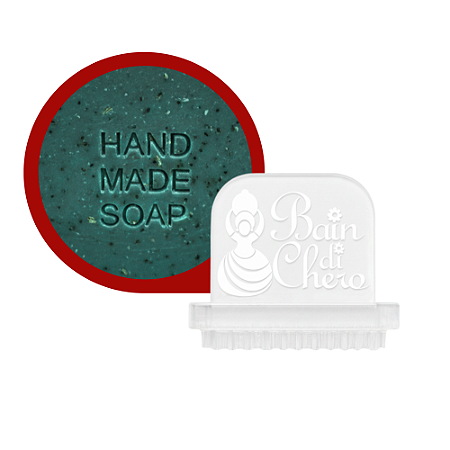 Carimbo Acrílico para Sabonetes - Hand Made Soap