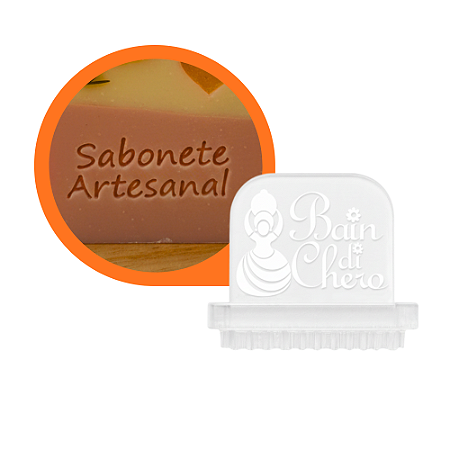 Carimbo Acrílico para Sabonetes - Sabonete Artesanal