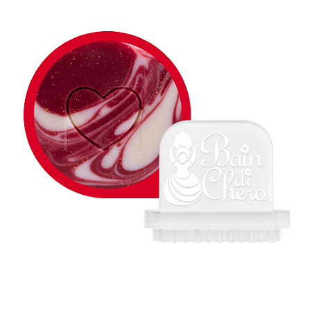 Carimbo Acrílico para Sabonetes - Coração