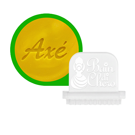 Carimbo Acrílico para Sabonetes - Axé