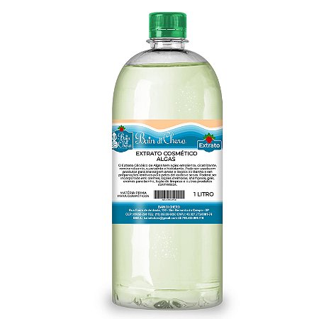 Extrato Glicólico de Algas para Sabonetes e Cosméticos 1L e 100ml