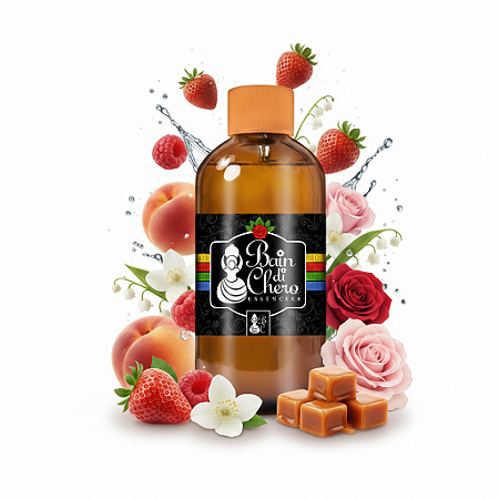 Essência Morango com Champagne VS para Sabonete, Cosmético e Vela lipossolúvel Vollmens