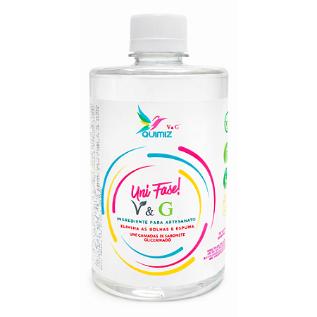 Unifase V&G 500ml Fixa Camadas e Deixa o Sabonete Mais Uniforme