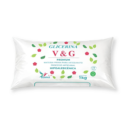 Base Glicerinada Neutra Comum V&G 1kg Branca