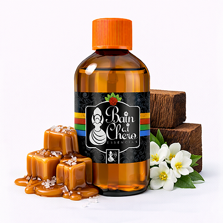 Essência Caramelo Salgado para Sabonete, Cosmético e Vela lipossolúvel Vollmens