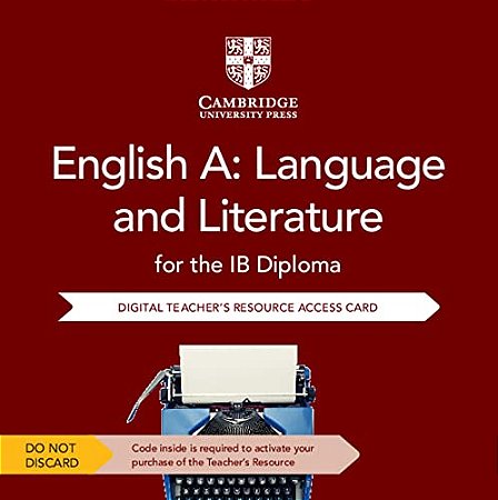 Livro ENGLISH A LANGUAGE AND LITERATURE FOR THE IB DIPL DE V