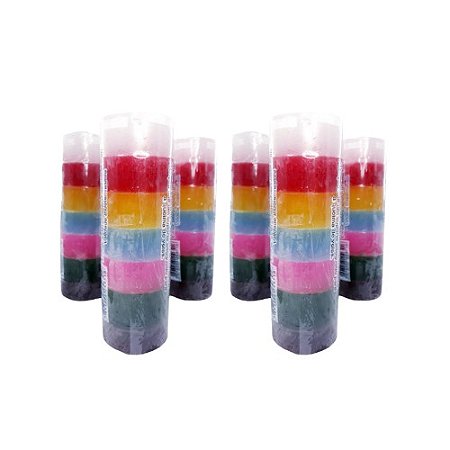 Kit 6 und Velas Votivas 7 Linhas - 210 gr cada
