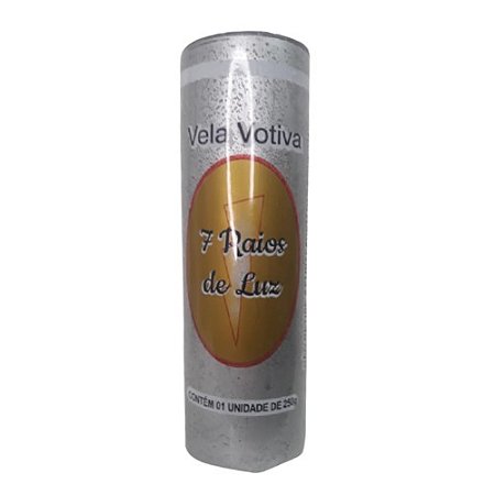 Vela Votiva 7 Dias Prata - 260 gr