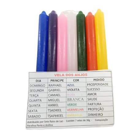 Kit Vela dos Anjos Vela Palito dos Anjos