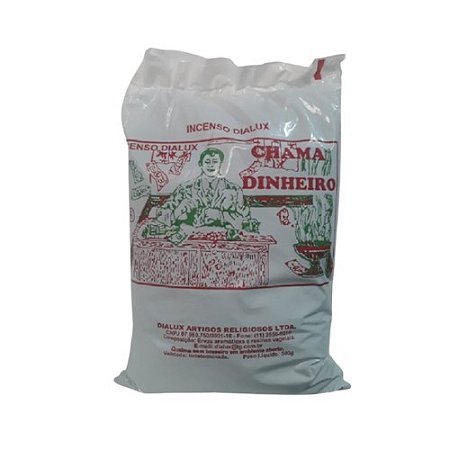 Incenso Chama Dinheiro Queima Sem Brasa 500 gr