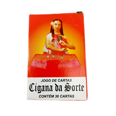 Jogo de Cartas-Cigana da Sorte (C/ 36 Cartas)-Casa Neilomar