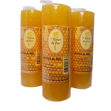 Kit 3 und Velas Votivas de Mel 7 Dias - 260 gr cada