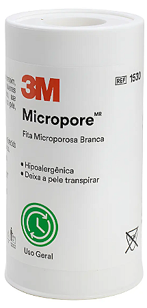 Fita Cirúrgica Microporosa 100x10 Hipoalergênica 1530 - 3M Solventum Und.