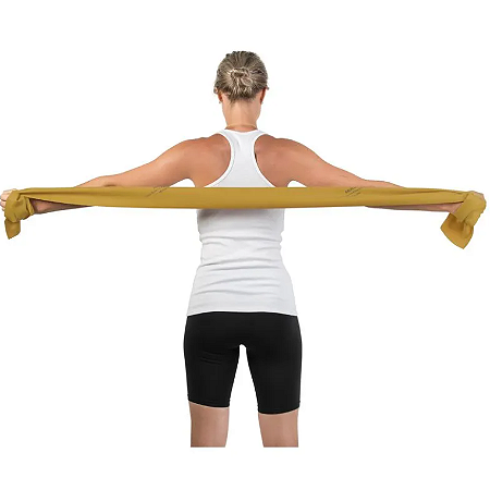 Faixa Elástica para Exercícios Dourada - Mercur