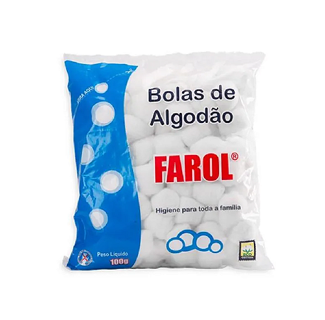 Algodão Bola 100g - Farol Und