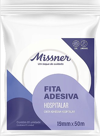 Fita Adesiva Crepe 19mm x 50m -  Missner